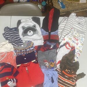 Lee Kids Sweaters and Tops - Red, Blue, Gray